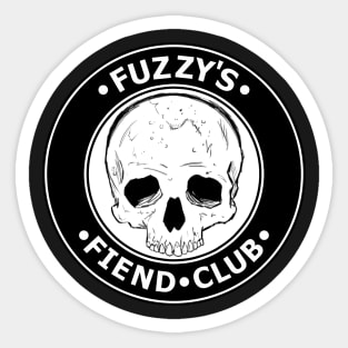 Fuzzy's Fiend Club Sticker